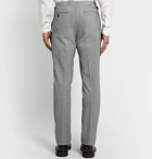 Richard James - Spirit Slim-Fit Puppytooth Wool and Cotton-Blend Suit Trousers - Gray