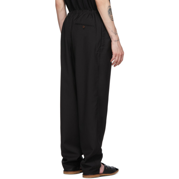 Lemaire Black Elasticated Trousers Lemaire