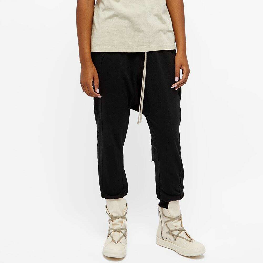 Rick Owens DRKSHDW Women's Prisoner Drawstring Pant in Black Rick