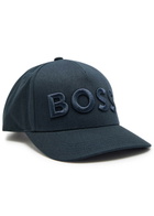 Boss Logo-embroidered Twill cap - Navy - One Size