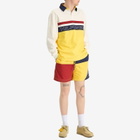 Tommy Jeans Men's Gi Sailing Colorblock Shorts in Yellow