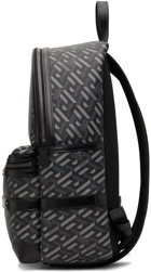 Versace Grey La Greca Signature Backpack