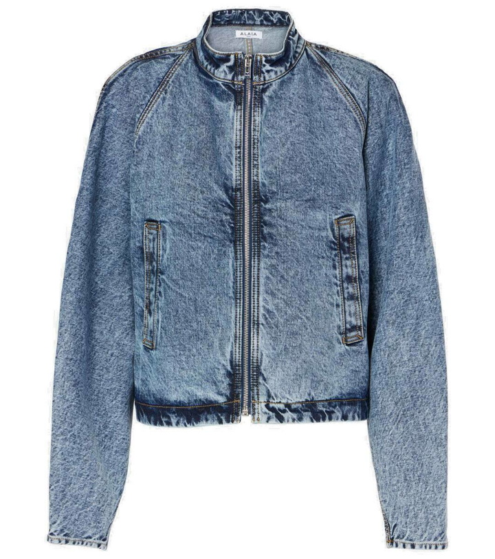 Photo: Alaïa Round Racing denim jacket