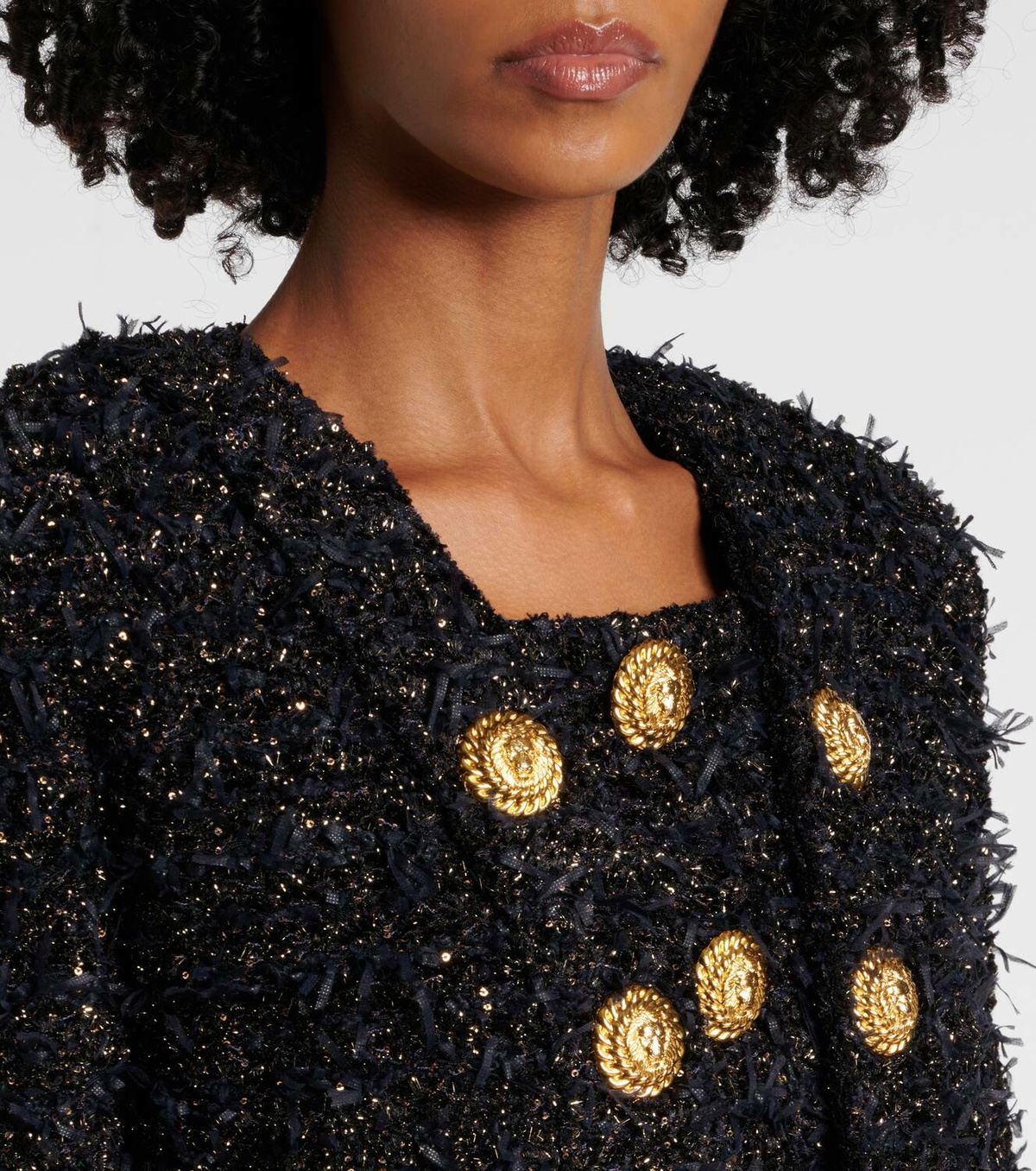 Balmain Lamé tweed jacket Balmain