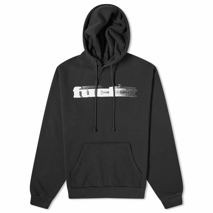 Photo: FUCT Men's Blurred Pullover Hoodie in Black