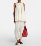 Loulou de Saison Liao cotton and silk top