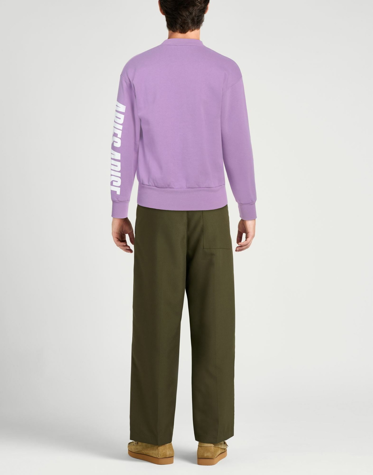 Aries Mens Sweatshirt Lilac