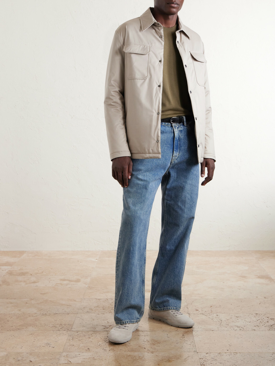 Kiton - Padded Shell Overshirt - Neutrals