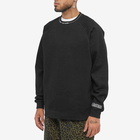 Pleasures Men's Cut-Here Crew Sweat in Black