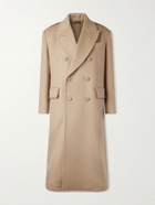 TOM FORD - Double-Breasted Wool and Cashmere-Blend Coat - Neutrals