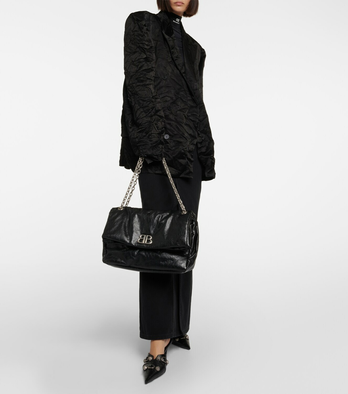 Balenciaga Monaco Medium leather shoulder bag Balenciaga