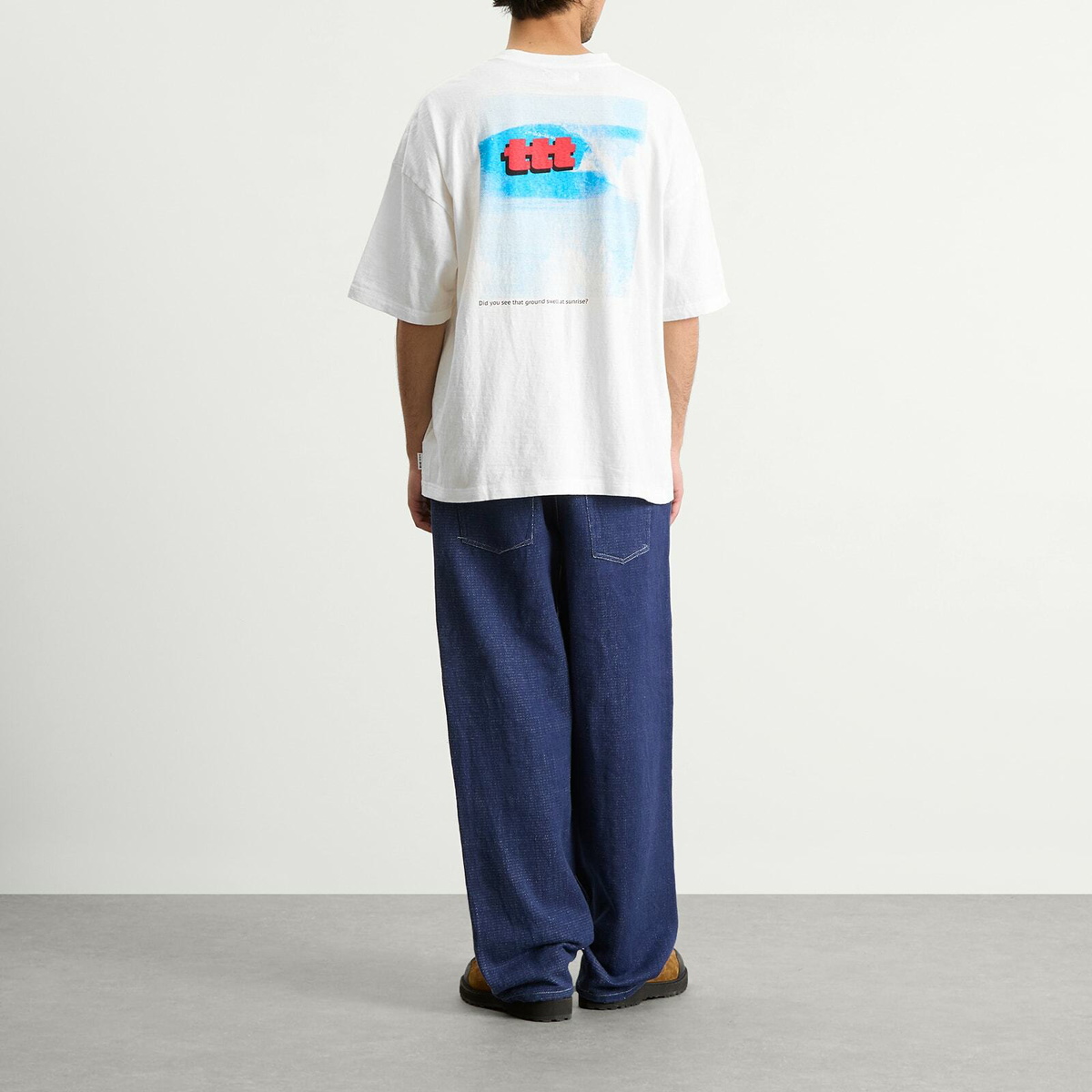 TTT MSW Men's Wave T-Shirt in White