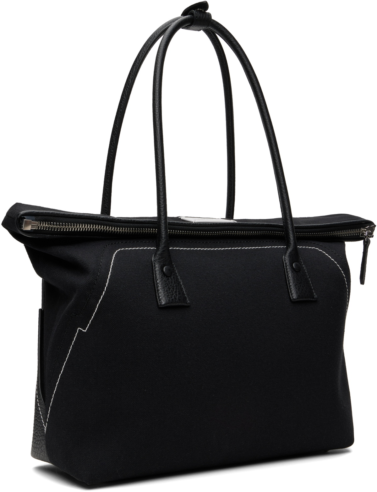 Maison Margiela Black 5AC Shopping Medium Bag Maison Margiela