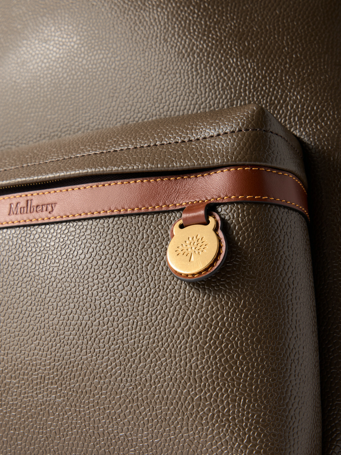 Mulberry - Heritage Leather-Trimmed Eco Scotchgrain Backpack