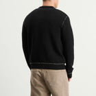 Percival Men's Module Boxy Cardigan in Black