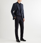 TOM FORD - O'Connor Unstructured Wool and Silk-Blend Hopsack Blazer - Blue