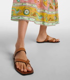 A. Emery Carter leather sandals
