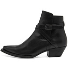 Saint Laurent Lukas Leather Jodhpur Boot