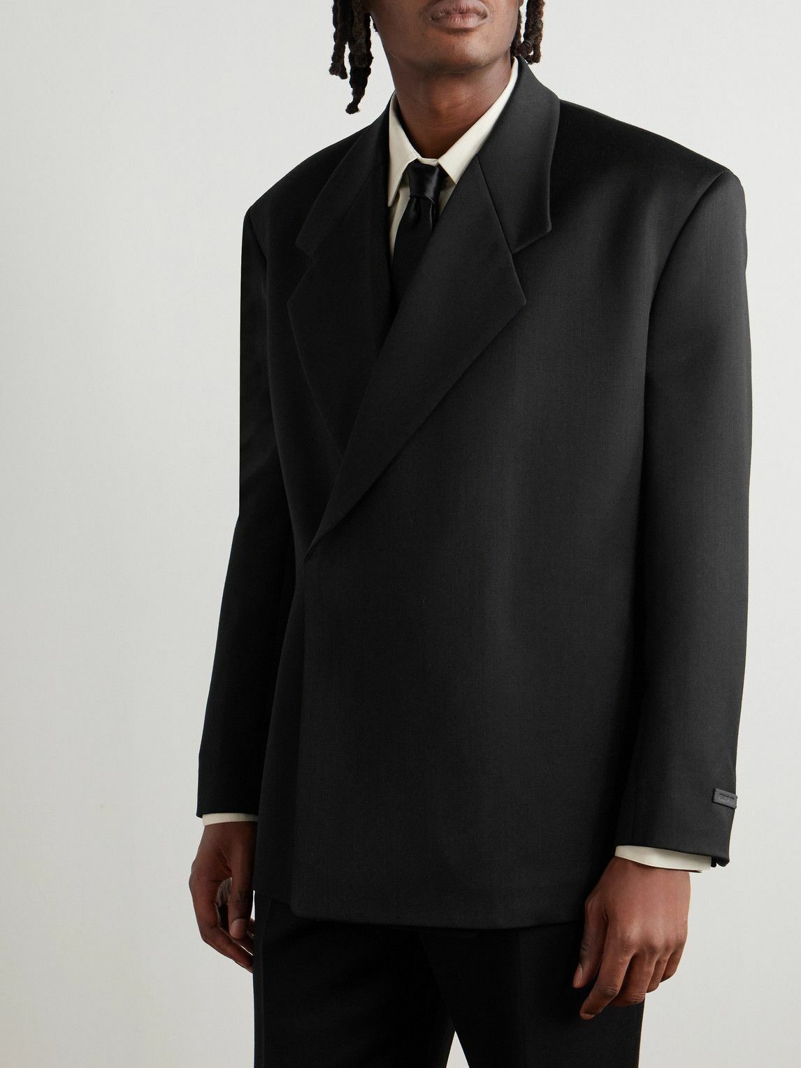 Fear of God - Double-Breasted Virgin Suit Jacket - Black Fear Of God