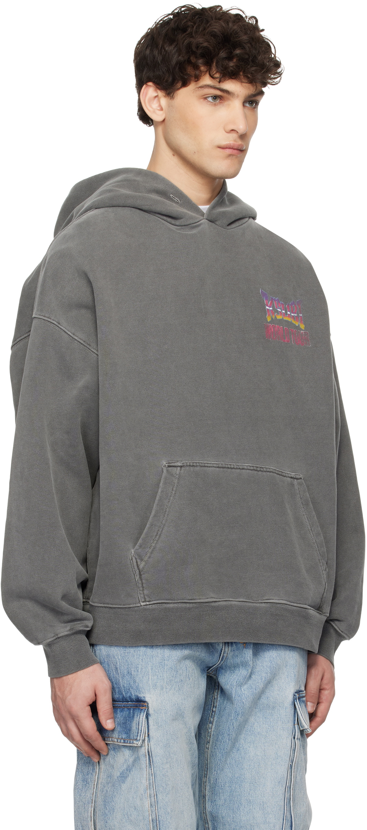 Ksubi Gray Global Ekcess Hoodie