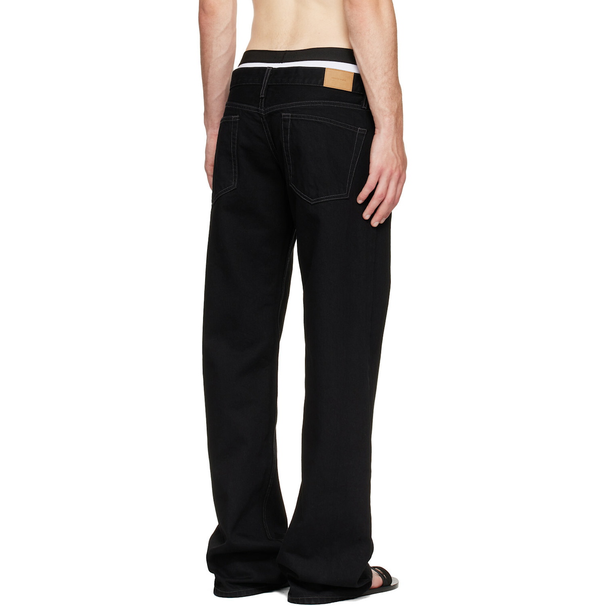 Raimundo Langlois Black Bootcut Jeans