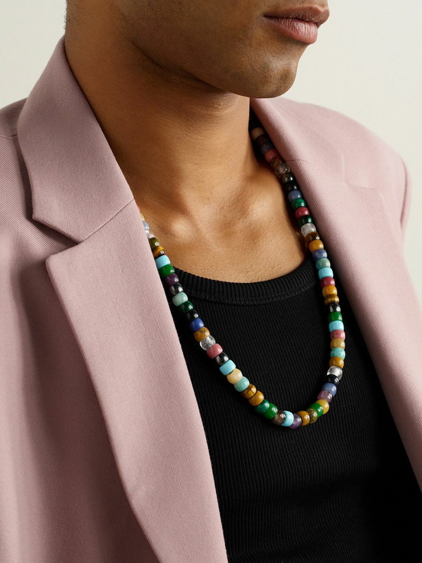 Photo: Carolina Bucci - Moonbow 18-Karat Gold Multi-Stone Beaded Necklace
