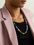 Carolina Bucci - Moonbow 18-Karat Gold Multi-Stone Beaded Necklace