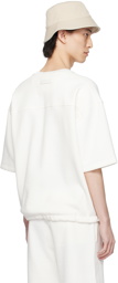 ZEGNA White Placket Sweatshirt