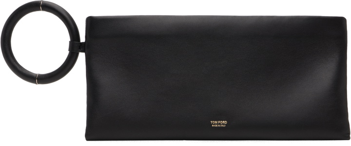 Photo: TOM FORD Black Nappa Leather Aura Clutch