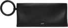 TOM FORD Black Nappa Leather Aura Clutch