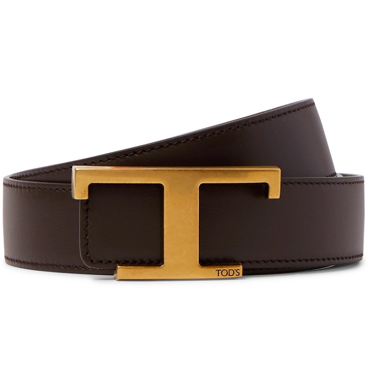 Photo: Tod's - 3cm Reversible Leather Belt - Brown