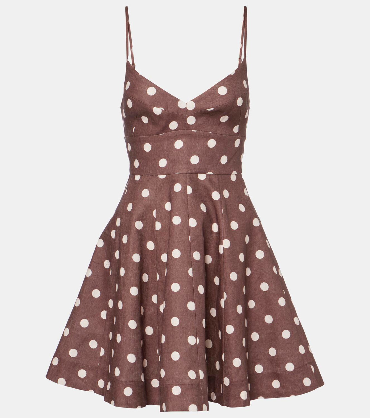Zimmermann Acacia polka-dot linen minidress Zimmermann
