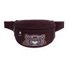 Kenzo Burgundy Neoprene Tiger Bumbag