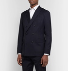 Paul Smith - Midnight-Blue Soho Slim-Fit Double-Breasted Wool Suit Jacket - Midnight blue