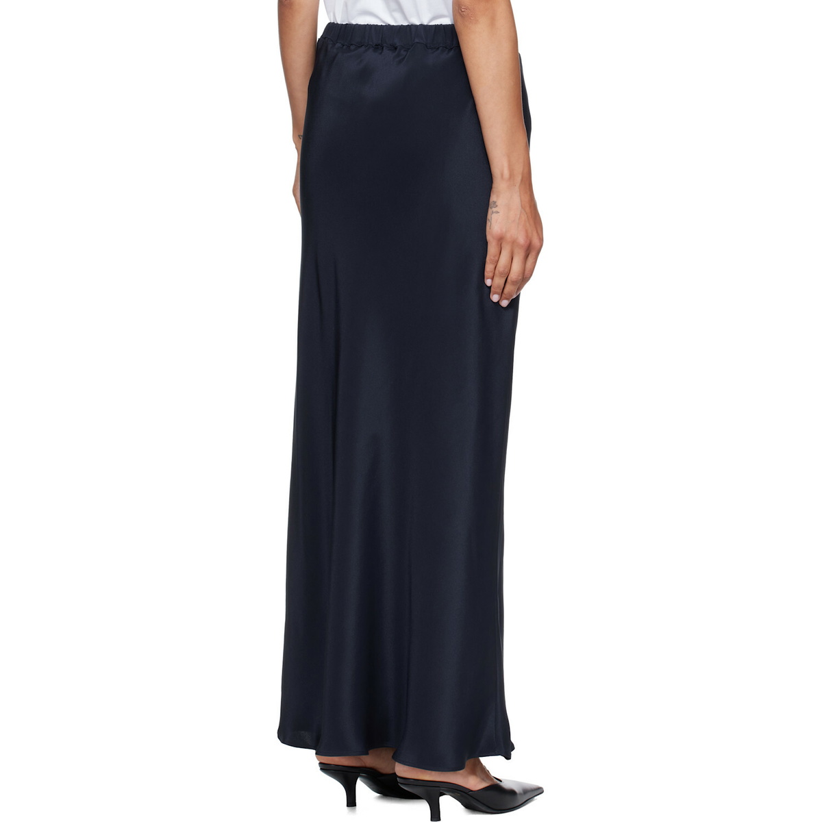 Max Mara Navy Sospiro Maxi Skirt