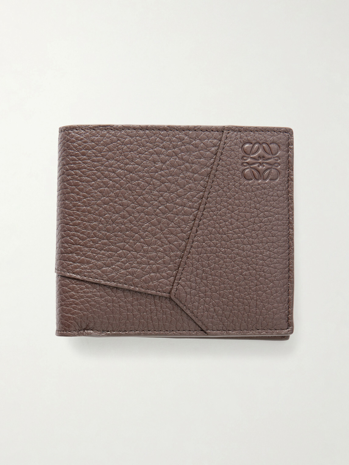 LOEWE - Puzzle Edge Panelled Full-Grain Leather Bifold Wallet