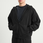 SKIMS Men's Zip Hoodie in Washed Onyx