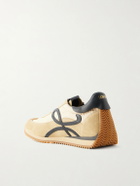 LOEWE - Flow Runner 2.0 Suede-Trimmed Shell Sneakers - Neutrals