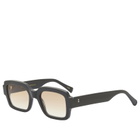Monokel Apollo Sunglasses in Black/Brown Gradient 