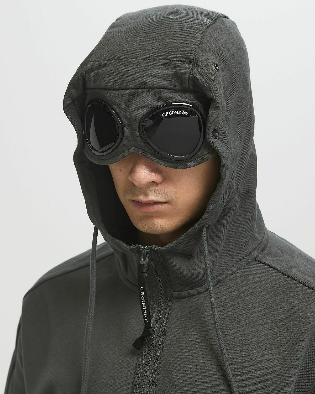 C.P. Company SWEATSHIRTS - HOODED OPEN Black Mens Hoody