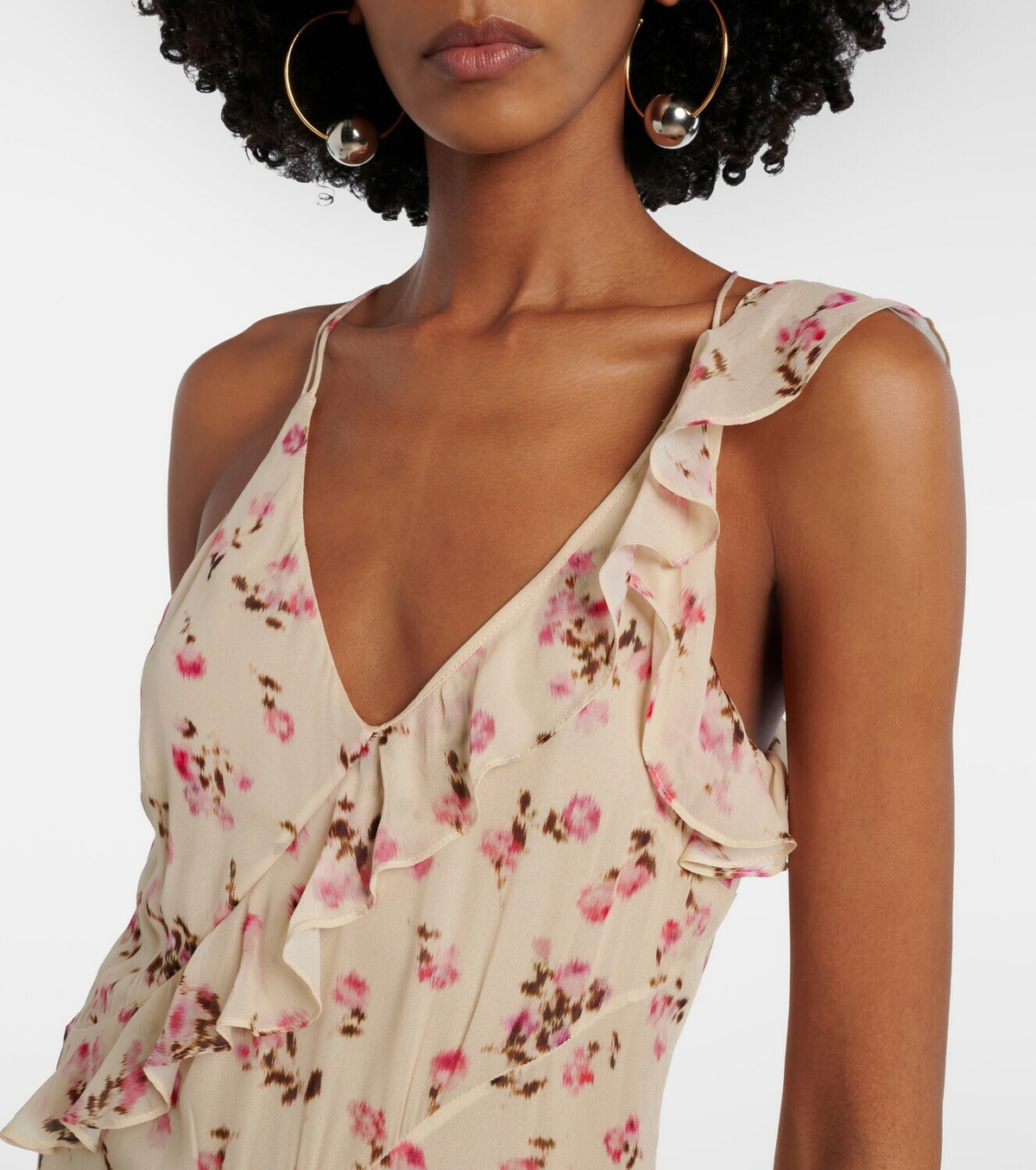 Marant Etoile Luxie floral midi dress