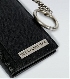 Balenciaga - Plate vertical leather wallet