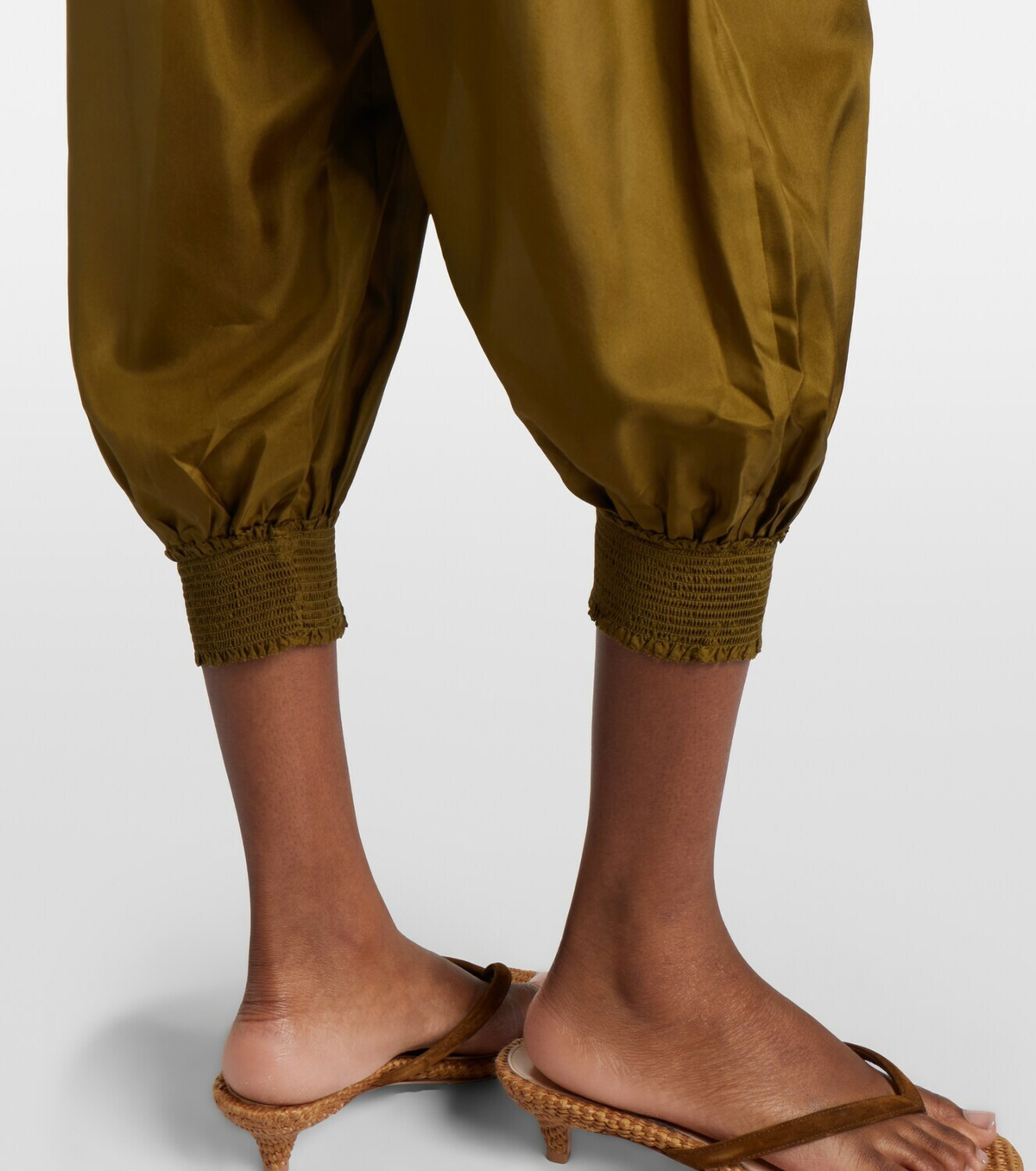 Zimmermann Mahon cropped silk balloon pants