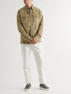 Ralph Lauren Purple label - Barron Suede Shirt Jacket - Brown