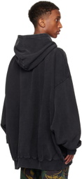 Martine Rose Black Oversized Hoodie