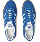 adidas Originals - Handball Kreft Spezial Leather-Trimmed Suede Sneakers - Men - Royal blue