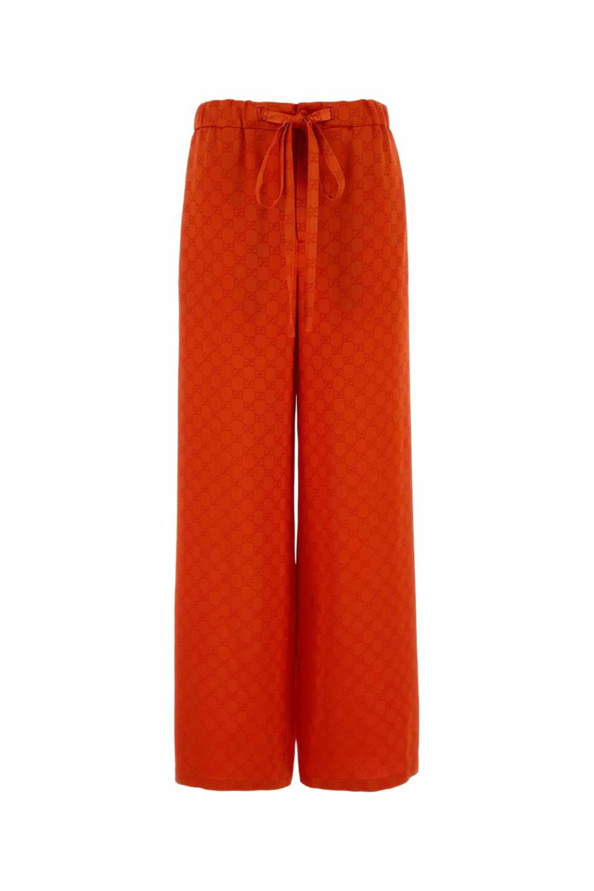 【関税&送料込】Gucci Orange Satin Pyjama Pant P01052866.jpg