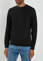 Sunspel Crew-neck Cotton Sweatshirt Black