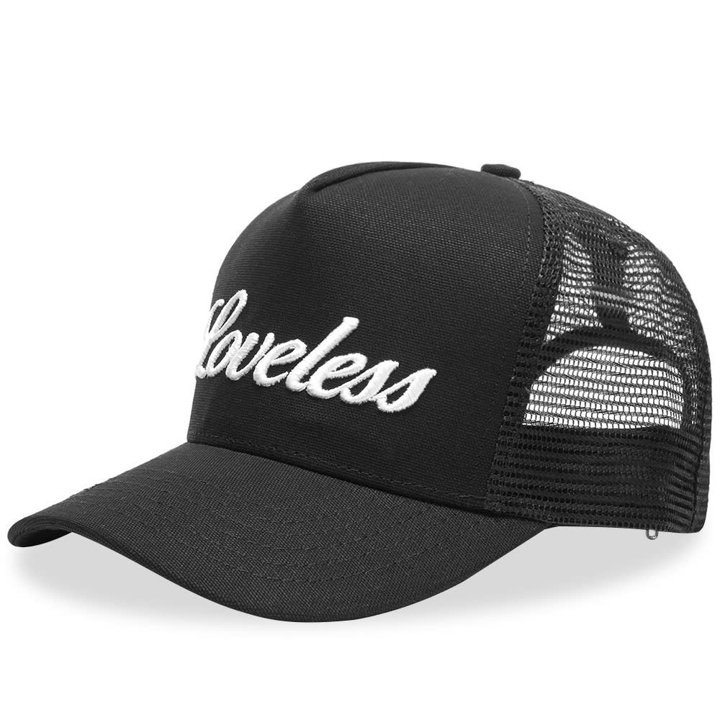 Photo: AMIRI Loveless Trucker Hat