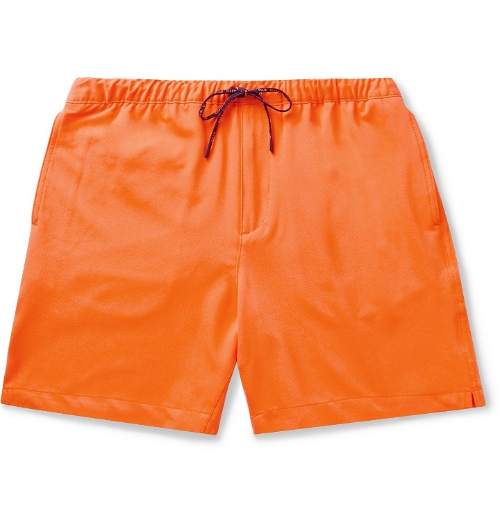 Photo: Club Monaco - Stretch-Jersey Drawstring Shorts - Orange